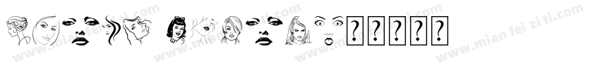 black woman字体转换